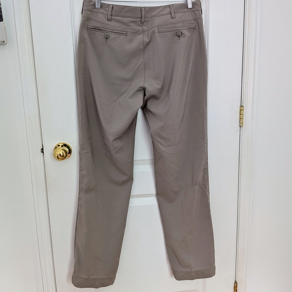AUR Active Golf Pants – Beige Flat Front Stretch Chinos, Men’s Waist 32 #63 - Picture 2 of 6